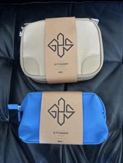 新品未使用ETTINGER ファーストクラスアメニティ ポーチ パジャマ（L）2 ANAファーストクラス アメニティ ETTINGER 未使用 セット/バラ売り可