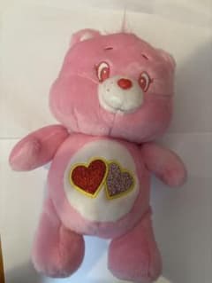ケアベア うごぐるみ ピンク 20cm 新品 ダブルハート GIGO