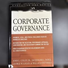 Corporate Governance 洋書 ビジネス書のサムネイル