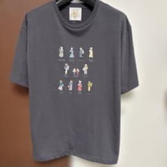 60周年記念 猫イラスト Tシャツ グレーのサムネイル