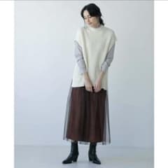 前後差ニットベスト／ブージュルード（Bou Jeloud）のサムネイル