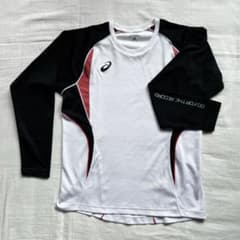 アシックス　asics プラクティスシャツ　長袖 Mサイズ　ドライTシャツ