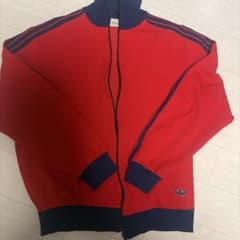 希少】80s adidas トラックジャケット デサント製 ヴィンテージ 6号
