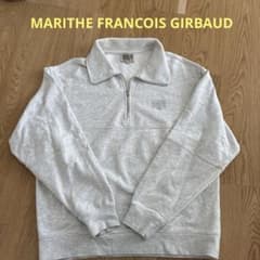 MARITHE FRANCOIS GIRBAUD ハーフジップ スウェット L