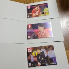 バレーボール男子日本代表ポストカードコレクションのサムネイル