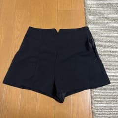 センター切替ショートパンツ[ac215] ブラックのサムネイル