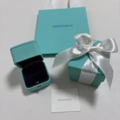再値下げ　美品　現行品　Tiffany　ティファニー　リングケース　箱　チャーム 極美品 現行品 ティファニー 限定品 リングケース 空箱 T&Co. ロゴ
