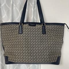 Samantha Thavasa トートバッグ ベージュ/ネイビーのサムネイル