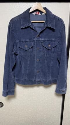 70s USA製 LEVI'S 70505 コーデュロイ ジャケット ネイビー - メルカリ