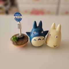 となりのトトロ フィギュア バス停 カエル 3体セットのサムネイル