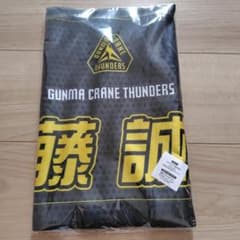 群馬クレインサンダーズ ＃14佐藤誠人選手 ガチャ両面フェイスタオル