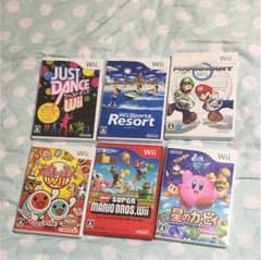 Wiiソフト 6点セットのサムネイル