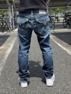 正規品 true religion joey supe t io着用白ステッチ - メルカリ