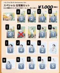 ハル 生誕 21st Birth Anniversary 生写真 ハル 生誕 21st Birth Anniversary 生写真 - メルカリ