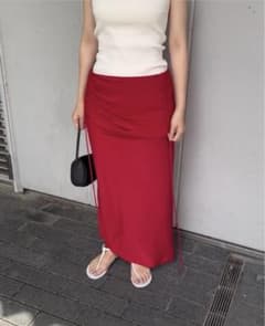 エディットフォールル verso スカート red 完売 editforluluのサムネイル