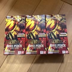 新品未開封 テープ付き ワンピースカード THE BEST Vol.2 3BOX - メルカリ