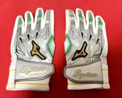 広島東洋カープ 羽月隆太郎 実使用 バッティンググローブ おまけ2個付