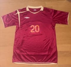 UMBRO プラクティスシャツ レッド×イエロー XL 価格相談OKのサムネイル