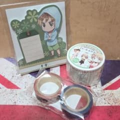 ヘタリア ロールふせん スタンディングメモ マスキングテープ イギリス