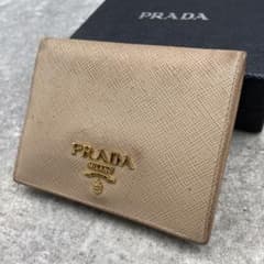 PRADA プラダ サフィアーノ 折り財布 ベージュ レザー - メルカリ