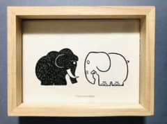 イラスト　原画　動物　ゾウ　ぞう　象　マンモスのサムネイル