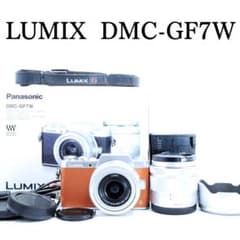 極美品 Panasonic LUMIX DMC-GF7W ダブルズームキット - メルカリ