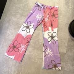 ALBAROSA 花柄 麻パンツ 総柄 フレアパンツのサムネイル