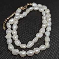 Daihana様 SLY スライ 淡水パール バロックパール ネックレス 38 