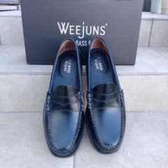 G.H.BASS Weejuns ブラックレザー ローファーのサムネイル