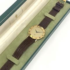 W380 GUCCI グッチ 箱付 3000M ゴールド文字盤 メンズ腕時計 - メルカリ
