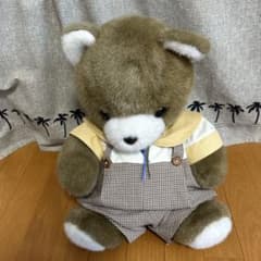 昭和レトロ　パンダぬいぐるみ 赤チェックオーバーオール 楽天市場】吉徳 レトロぬいぐるみ これくしょん 座りパンダ 180611