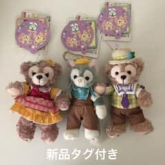 新品未使用❤タグ付き ダッフィー ぬいぐるみバッジ ぬいば スプリング 