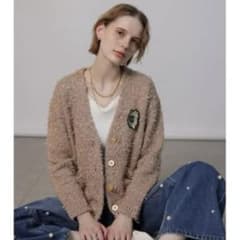 最終値下☆CADUNE カデュネ ワッペン カーディガン キラキラ ラメ