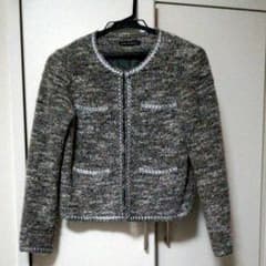 ツイードノーカラージャケットのサムネイル