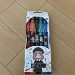SARASA SPY×FAMILY 볼펜 5개 세트