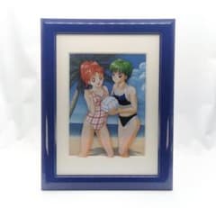 未使用品】ときメモ コナミ公式 額入り セル画 原画 ときめき