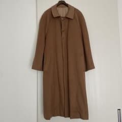 B03996 マーキュリーカスタムテーラー キャメル フェルト ロングコート 