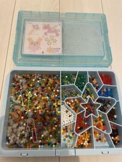 竹*子様 アクアビーズ 大量セット 収納ケース付きのサムネイル