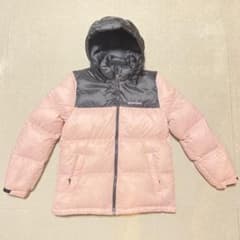 モンベル ダウン フード付き キッズ 150 ピンク mont•bell 値下げ 