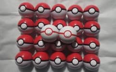 ポケパークカントー ピンバッジ モンスターボール 20個+プレミアボール
