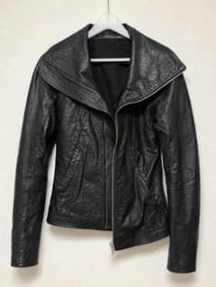 rick owens レザージャケット 48 茎わかめ - メルカリ