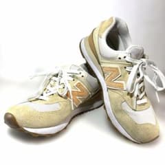 ニューバランス 574 スニーカー 22.5cm ベージュ オレンジ WL574のサムネイル
