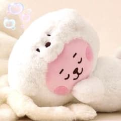 BT21 BABY FLUFFY Baby Lying Down Plush Toy COOKY