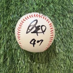 オリックスバファローズ　直筆サイン　試合球 オリックスバファローズ】 山口廉王 #47 直筆サインボール - メルカリ