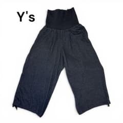 Y’s サルエルパンツ ワイドパンツ バルーンパンツ ウール グレー レディースのサムネイル