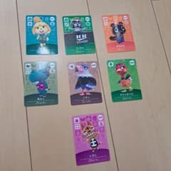 あつまれ どうぶつの森 amiiboカード 7枚セットのサムネイル
