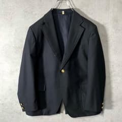 Jプレス 紺ブレ 金ボタン 高級ペピンメリノ 春夏用 ３つボタン AB4 Jプレス 紺ブレ 金ボタン 高級ペピンメリノ 春夏用 3つボタン AB4