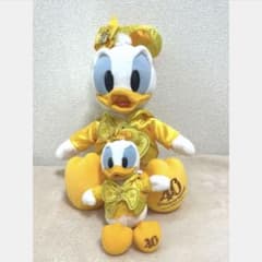 ディズニーランド 40周年 ドナルド ぬいぐるみ ぬいぐるみバッジ