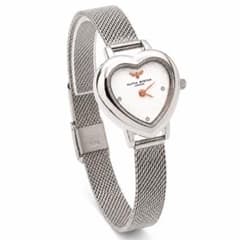希少品】OLIVIA BURTON オリビアバートン 腕時計 ハート シルバー 