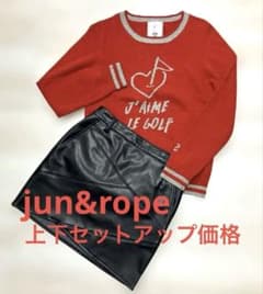 jun&rope 上下セット価格 ジュンロペ レディースゴルフウェア - メルカリ